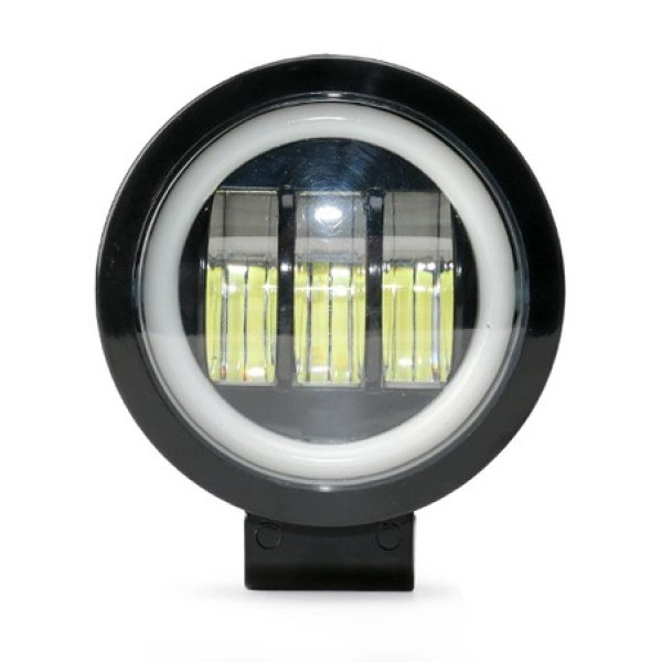 Світлодіодна додаткова LED фара 90х60 mm / Лінза з ДХО / 30W / 10Wх3 / 10-30V / 3500LM / 1 шт