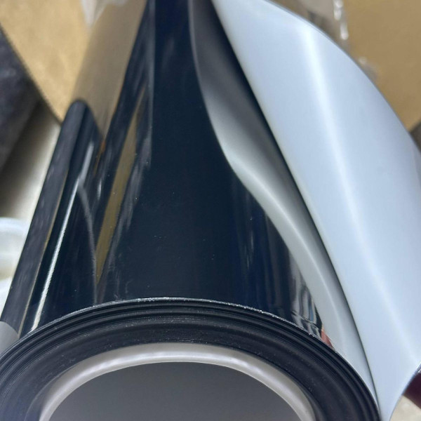 Автомобільна вінілова плівка ПВХ Chrome Mirror Black Суперглянець 1.52 Метра х 1 Метр 160 мікрон (CL-SCM-01P)