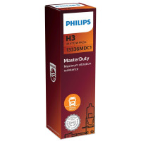 Автолампа галогенна Philips Master Duty H3 24V 70W Pk22s 1 шт (13336MDC1)