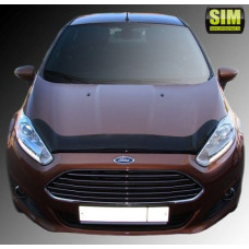 Дефлектор капота (мухобойка) FORD FIESTA 2015-