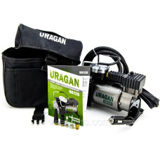 Компрессор автомобильный URAGAN 12v / 14А / 37л / 170Вт / 1 м шланг (90120)