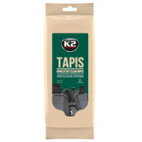 Серветки вологі для очищення тканинної оббивки K2 Tapis Wipes 20х18 см (K212) 24 шт