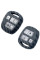 Чехол для автоключей Toyota ZB 3 Силикон Carbon Оригинал (1007) (3885)
