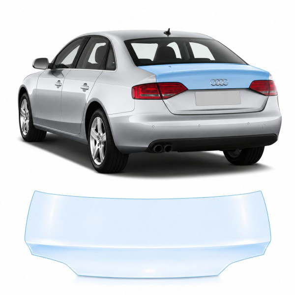 Антигравийная защитная бронепленка по лекалам для Audi A4 B8 2008-2015 - зона крышки багажника