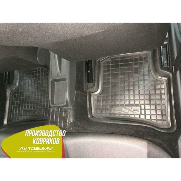 Автомобільні килимки в салон Skoda Fabia 3 2015- (Avto-Gumm)