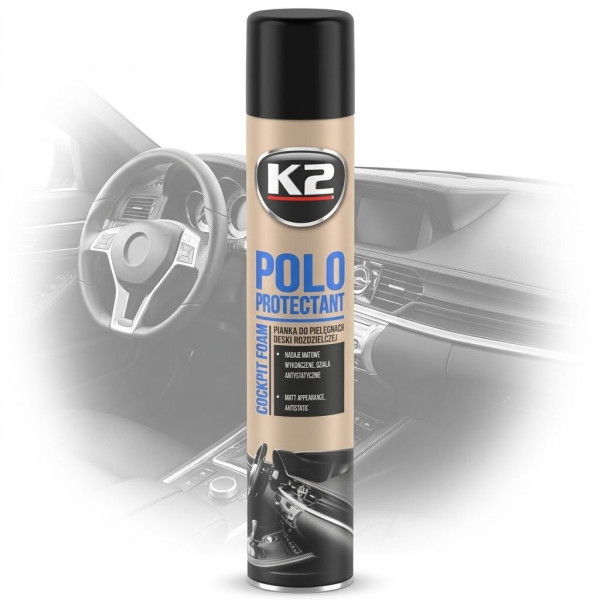Поліроль торпеди спрей K2 Polo Protectant Матовий 750 мл