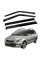 Дефлектори вікон вітровики Skoda Fabia 2007-2014 Скотч 3M Voron Glass