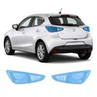 Антигравийная защитная бронепленка по лекалам для Mazda Mazda2 DJ 2014-2019 - задние фонари стопы