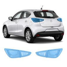 Антигравийная защитная бронепленка по лекалам для Mazda Mazda2 DJ 2014-2019 - задние фонари стопы