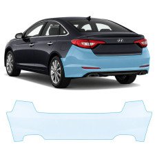 Антигравийная защитная бронепленка по лекалам для Hyundai Sonata LF 2014-2017 - задний бампер