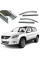 Дефлектори вікон вітровики Benke для Volkswagen Tiguan I 2007-2015 Хром Молдинг З Нержавіючої Сталі 3D (BVWTG1023-W/S)