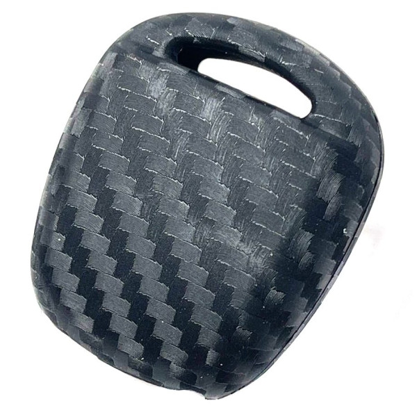 Чехол для автоключей Toyota ZB 3 Силикон Carbon Оригинал (1007) (3885)