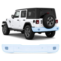 Антигравийная защитная бронепленка по лекалам для Jeep Wrangler JL 2018-2023 - задний бампер