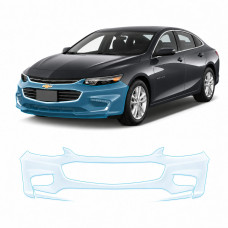 Антигравийная защитная бронепленка по лекалам для Chevrolet Malibu IX 2016-2018 - передний бампер