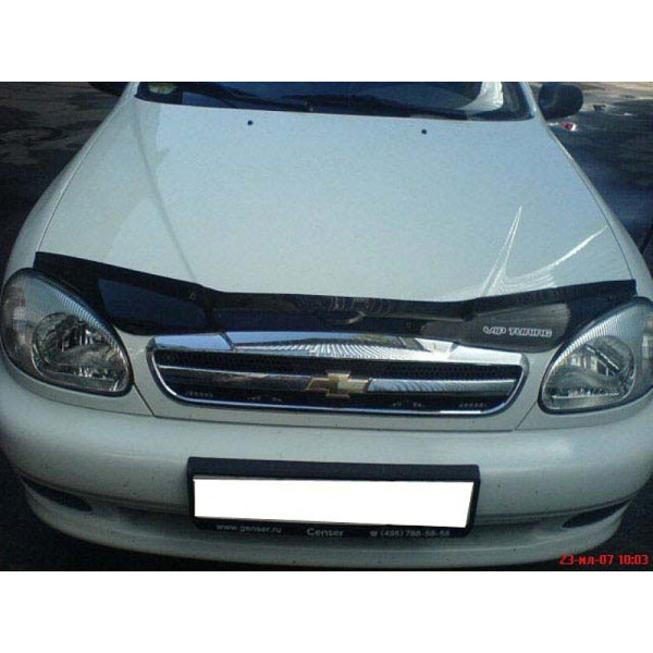 Дефлектор капоту мухобійка Chevrolet Lanos 2005-
