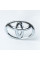 Емблема для Toyota 52 x 35 мм пластикова скотч.