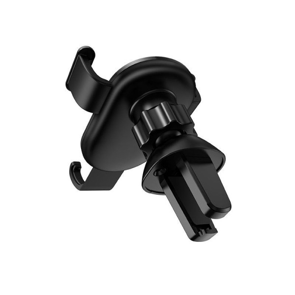 Автодержатель для телефона зажим под весом BOROFONE BH11 Air outlet gravity Black