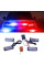 Страбоскоп Светодиодный 12-24V / LED 4 Шт / 12 Режимов / Красно-Синий (BS-1-4-12LED R+B)