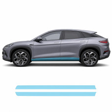 Антигравийная защитная бронепленка по лекалам для BYD Sealion 07 I 2024- нижняя зона кузова пороги