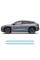 Антигравийная защитная бронепленка по лекалам для BYD Sealion 07 I 2024- нижняя зона кузова пороги