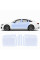 Антигравійна захисна бронеплівка за лекалами для Audi A8 D5 2017-2021 - зони дверей і стійки вікон
