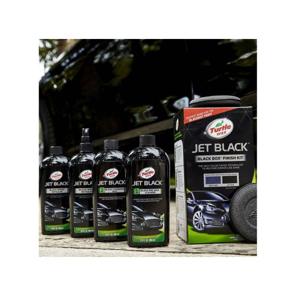 Набір поліролей для чорного автомобіля Turtle Wax Black Box Jet Black Finish Kit (52731)