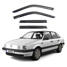 Дефлектори вікон вітровики Volkswagen Passat B3 / B4 Седан 1988-1997 Скотч 3M Voron Glass