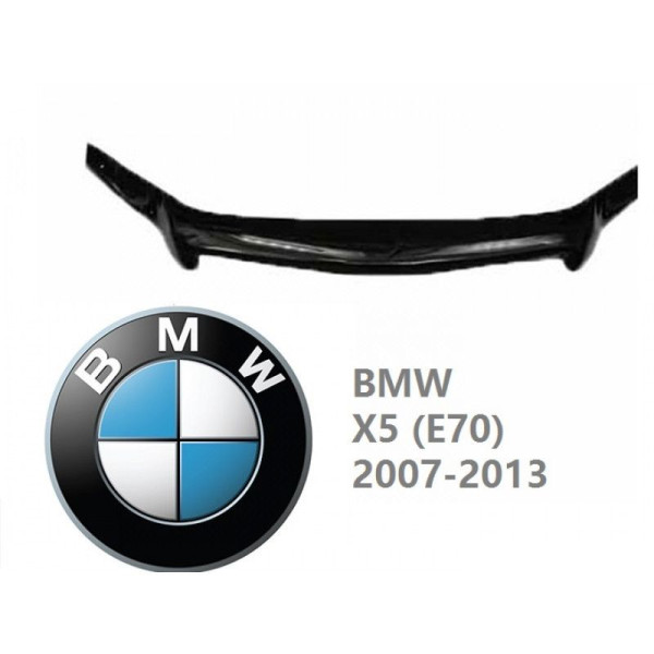 Дефлектор капота мухобойка для BMW Х5 (Е70) 2007-2014