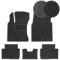 Ворсовые коврики для Nissan Qashqai 2007-2014 Ворсовые 5 шт (Carrera)
