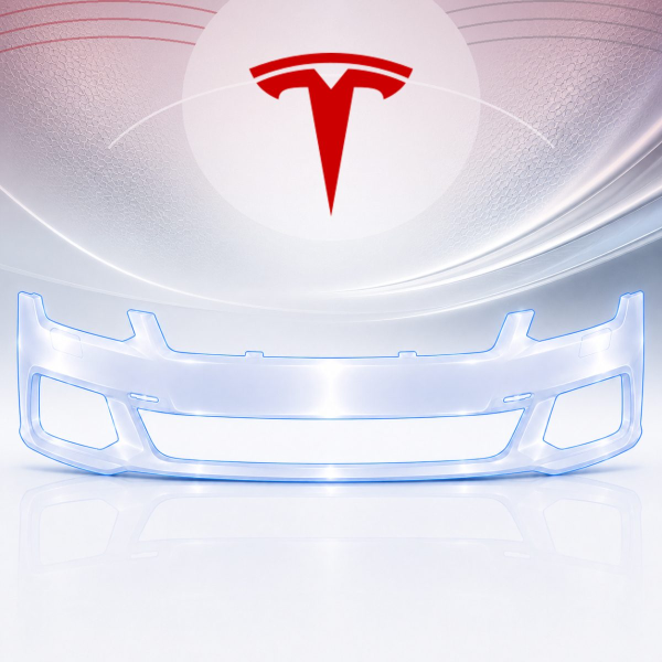 Антигравійна захисна бронеплівка за лекалами для Tesla Model 3 II facelift 2023- передній бампер