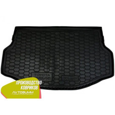 Автомобильный Коврик в багажник для Toyota Rav 4 2013- hybrid / Резиновый (Avto-Gumm)