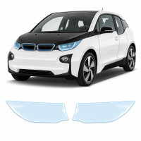 Антигравійна захисна бронеплівка за лекалами для BMW i3 I01 2013-2022 - оптика (фари та ПТФ)