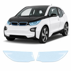 Антигравийная защитная бронепленка по лекалам для BMW i3 I01 2013-2022 - оптика (фары и ПТФ)