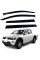 Дефлектори вікон вітровики Mitsubishi L200 IV 2006-2015 Скотч 3M Voron Glass