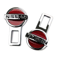 Заглушки ремня безопасности с логотипом Nissan 2 шт