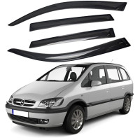 Дефлектори вікон вітровики для Opel Zafira A 1999-2005 Acrylic