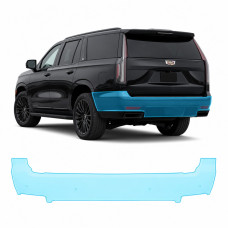 Антигравийная защитная бронепленка по лекалам для Cadillac Escalade V 2021- задний бампер