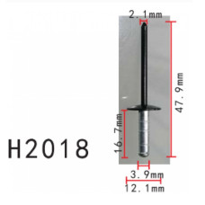 Заклепка металлическая Toyota, Lexus (47.9MM) (9026905034, 90269-04047)H2018)