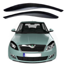 Вії фар Skoda Fabia 2007-2014 Ресталінг Voron Glass