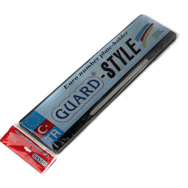 Рамка номера GUARD-Style зі склом білий катафот 1 шт Оригінал (SAK 45)