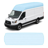 Антигравийная защитная бронепленка по лекалам для Ford Transit VII 2013- зона крыши
