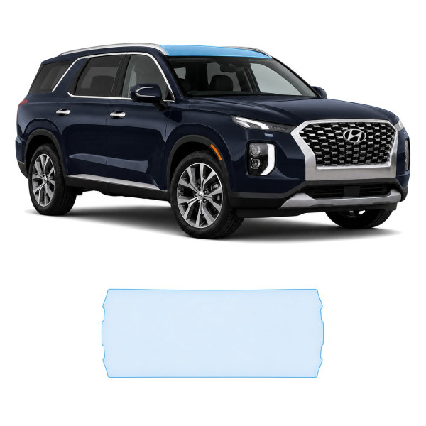 Антигравийная защитная бронепленка по лекалам для Hyundai Palisade I 2019-2022 - зона крыши