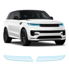 Антигравийная защитная бронепленка по лекалам для Land Rover Range Rover Sport L461 2022- оптика (фары и ПТФ)