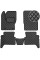 Килимки в салон Екошкіра для Ford C-Max 2003-2010 Чорні 5 шт (Rombus)