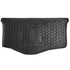 Автомобильный коврик в багажник Suzuki Swift 2011- Резиновый (Avto-Gumm)