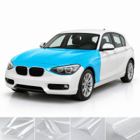 Антигравийная защитная бронепленка по лекалам для BMW 1 Series F20 2011-2015 - капот и передние крылья