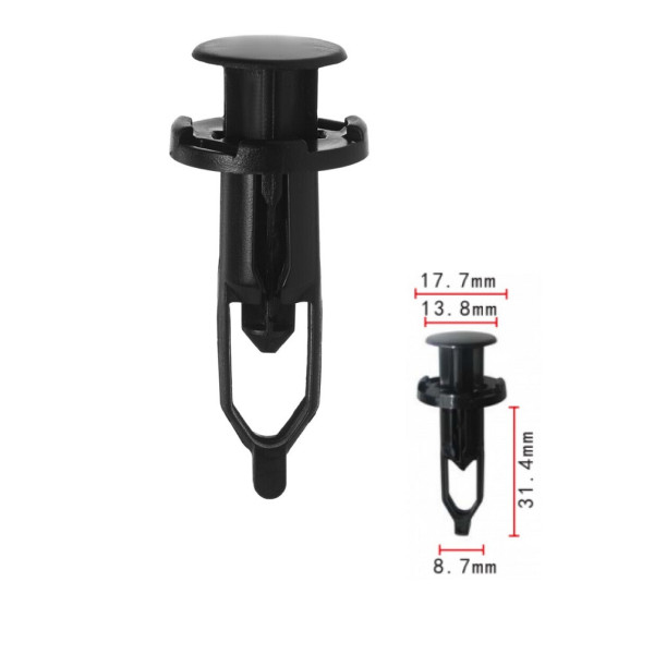 Клипса распорные Toyota, Lexus (52161-20010, 5216120010, 11436) (C1178)