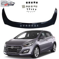 Дефлектор капота мухобойка для Hyundai i30 2012-2017 HYD39