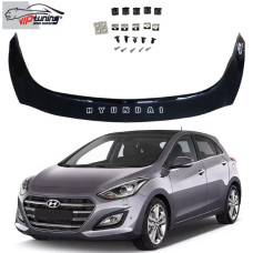 Дефлектор капота мухобойка для Hyundai i30 2012-2017 HYD39
