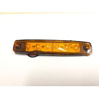 Габарит LED прямоугольный 100х10 мм / 12/24V / 6 диодов / Оранжевый 1 шт (MRT 104 K 010)